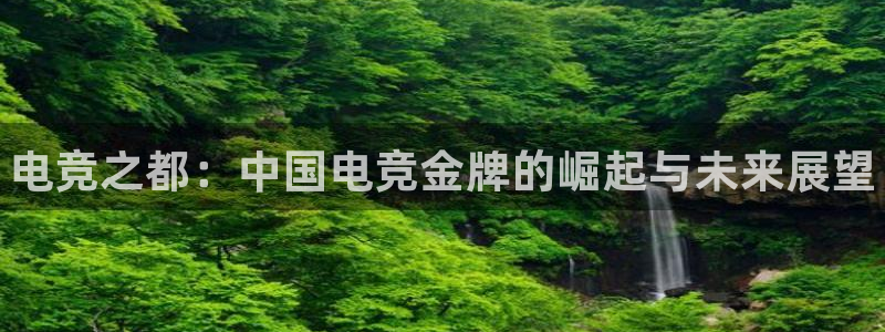 一竞技app：电竞之都：中国电竞金牌的崛起与未来展望